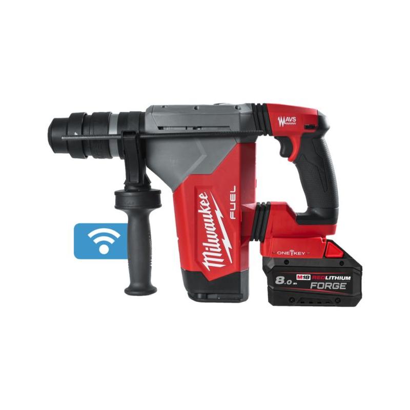 M18 ONEFHPX-802X - Młot typu kombi 4-trybowy SDS-Plus 18 V, 8.0 Ah, FUEL™, ONE-KEY™, z 2 akumulatorami i ładowarką, 4933500234