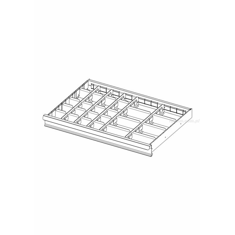 2930.C2 - zestaw 27 przegródek do szuflad 75 mm