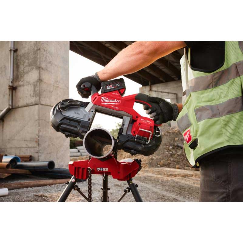 M18 FBS127DO-0C - Pilarka taśmowa do głębokiego cięcia z podwójnym spustem, 18 V ONE-KEY™, w walizce, bez wyposażenia 4933498311