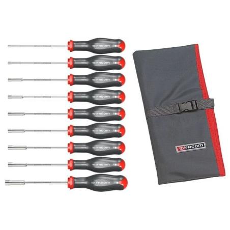 FACOM 74AT.JL14 - PROT NUT DRIVER SET 14PCE STD ✔
