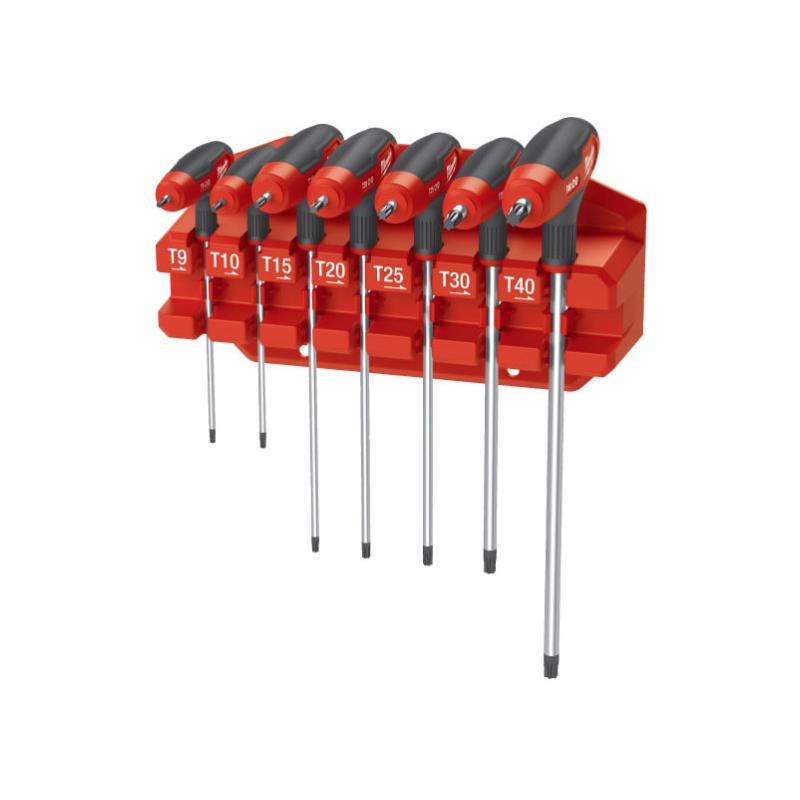 4932498690 - Zestaw kluczy trzpieniowych z rękojeścią, TORX, T9 - T40 (7 szt.)