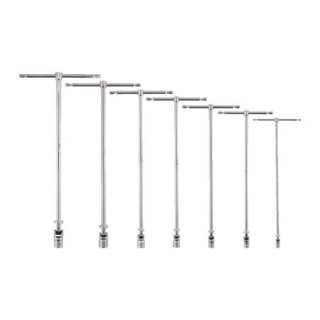 4932492674 - Zestaw kluczy nasadowych T przegubowych, 6-kątnych, z przesuwną rękojeścią, 8 - 19 mm (7 szt.)