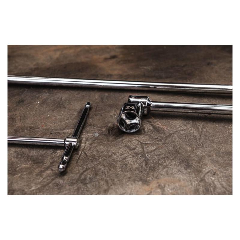 4932492674 - Zestaw kluczy nasadowych T przegubowych, 6-kątnych, z przesuwną rękojeścią, 8 - 19 mm (7 szt.)