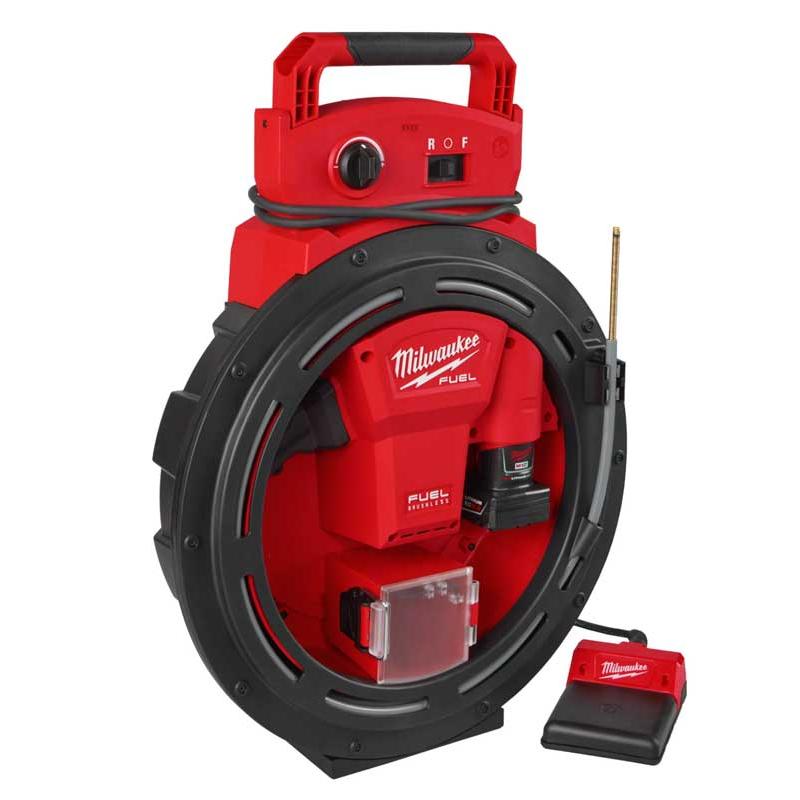 M12 HSFSM-602 - Wysokoobrotowa maszyna z elastycznym wałem 12 V, 6.0 Ah, FUEL™, z 2 akumulatorami i ładowarką, 4933498378