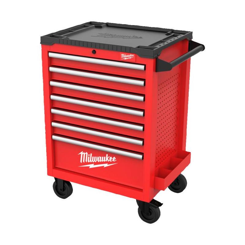 4932498252 - Wózek narzędziowy TOOLGUARD™ 690 mm, 7 szuflad, 3 moduły na szufladę, czerwony