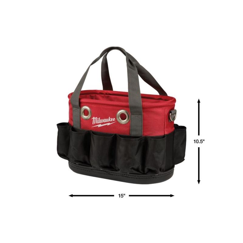 4932498655 - Torba owalna otwarta z kieszeniami