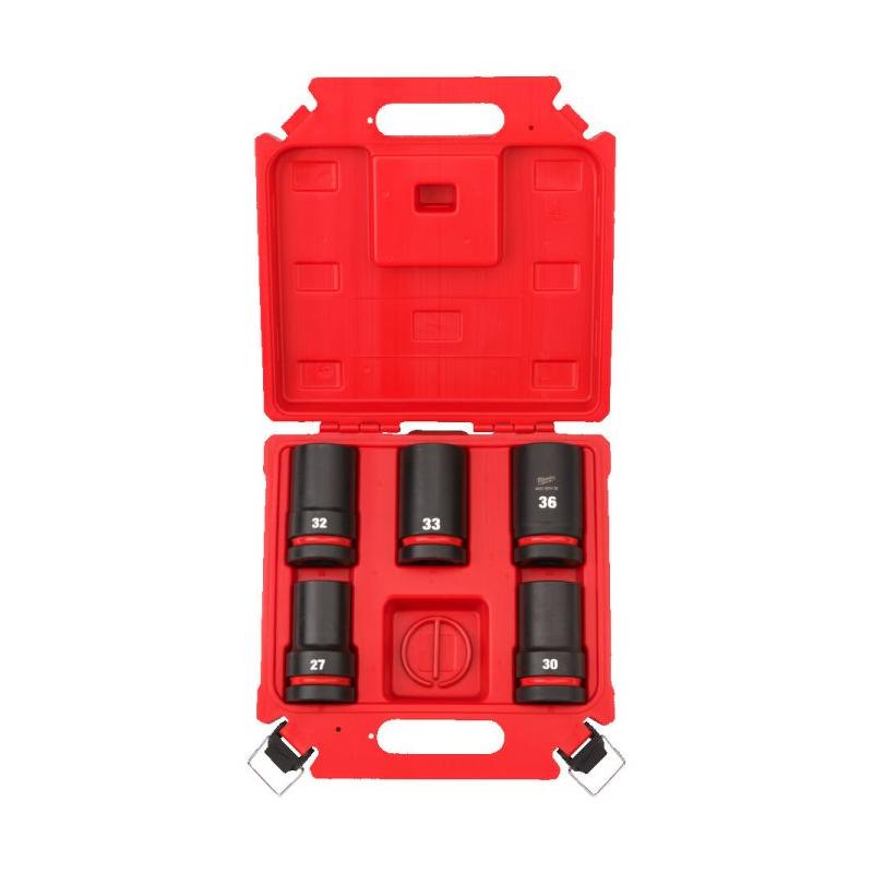 4932498752 - Zestaw nasadek udarowych długich Shockwave 1", 6-kątnych, 27 - 36 mm (5 szt.)