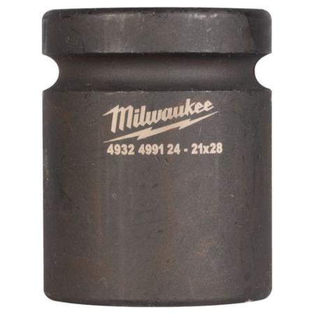 4932499124 - Nasadka kolejowa udarowa Shockwave 1" prostokątna, krótka, 21x28 mm