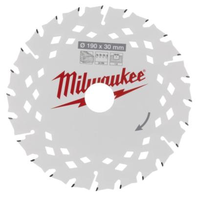 4932498976 - Tarcza pilarska do drewna 190 x 30 mm, 24 zęby