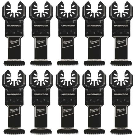 48851139 - Ostrze precyzyjne PRO-CURVE™ do Multitoola do cięcia wgłębnego twardego drewna i PVC, 3C, 35 mm (10 szt.)