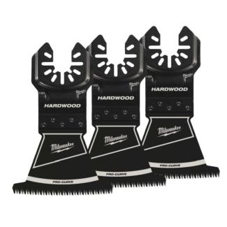 48851153 - Ostrze precyzyjne PRO-CURVE™ do Multitoola do cięcia wgłębnego twardego drewna i PVC, 3C, 64 mm (3 szt.)