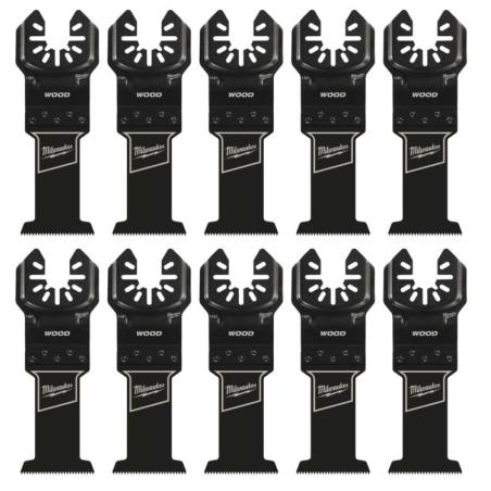 48851109 - Ostrze do Multitoola do cięcia wgłębnego miękkiego drewna, 35 mm (10 szt.)