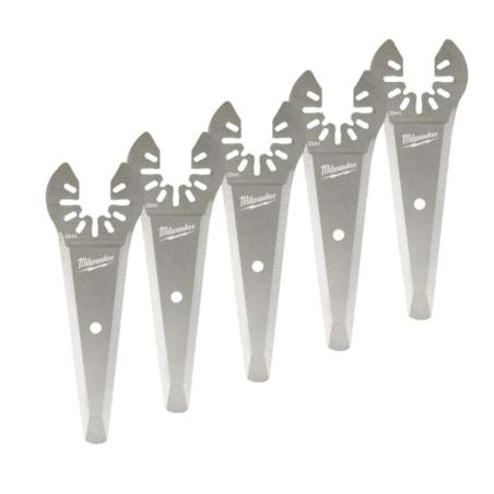 48852241 - Ostrze do Multitoola do cięcia masy uszczelniającej, wykonane z litej stali nierdzewnej, 10 mm (5 szt.)