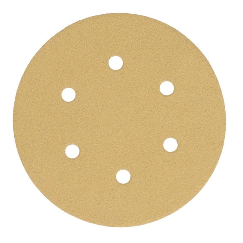 4932499984 - Papier ścierny okrągły premium HP na rzep do szlifierki mimośrodowej 150 mm, gr. 320 (50 szt.)