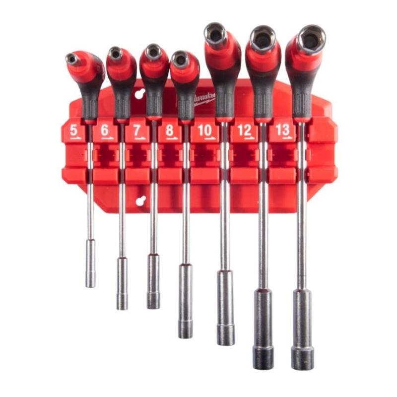 4932498704 - Zestaw kluczy nasadowych z uchwytem typu T, 5 - 13 mm (7 szt.)