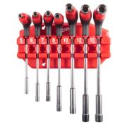 4932498704 - Zestaw kluczy nasadowych z uchwytem typu T, 5 - 13 mm (7 szt.)