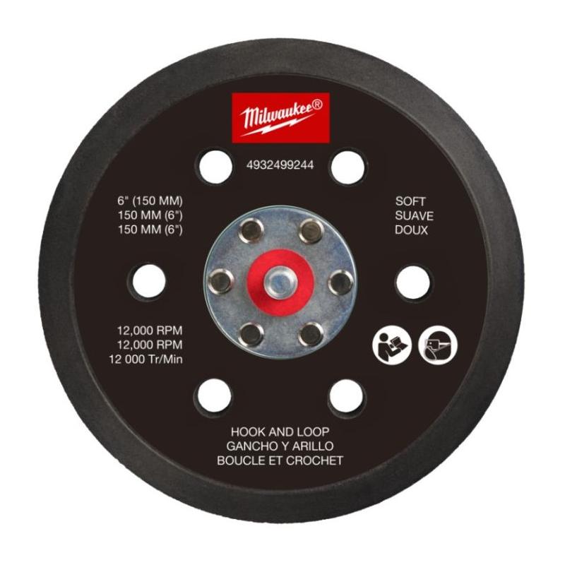 FROSBPSH150 - Podkładka pod szlifierkę mimośrodową M12 FUEL™ 150 mm, miękka, mocowana na rzep, 4932499244