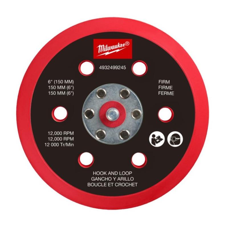 FROSBPHH150 - Podkładka pod szlifierkę mimośrodową M12 FUEL™ 150 mm, twarda, mocowana na rzep, 4932499245