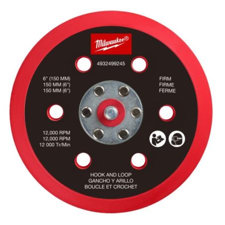 FROSBPHH150 - Podkładka pod szlifierkę mimośrodową M12 FUEL™ 150 mm, twarda, mocowana na rzep, 4932499245