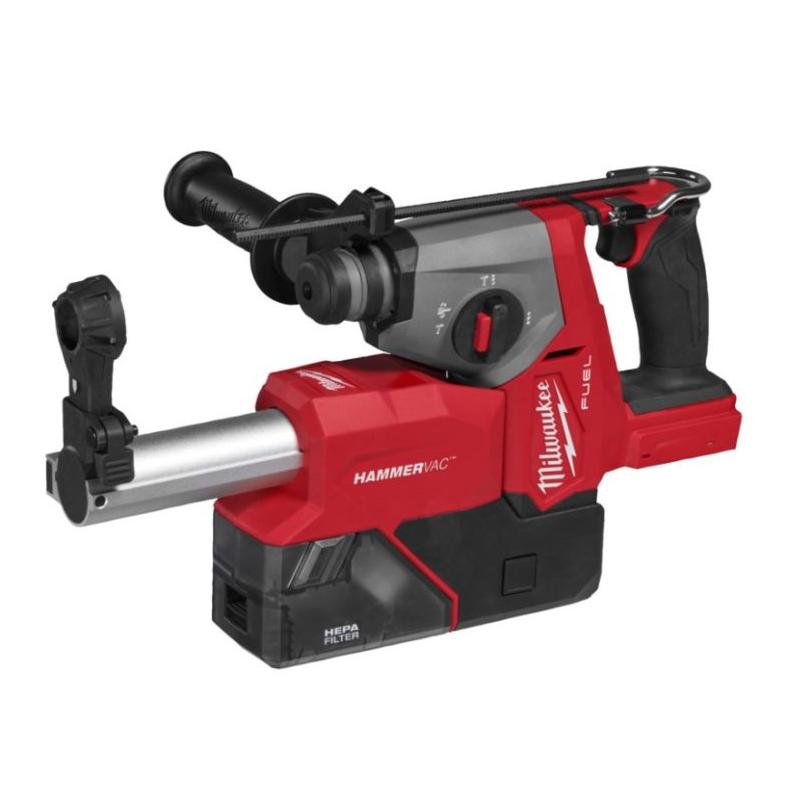 M18 FHACDDE-0C - Wysokowydajna młotowiertarka 4-trybowa SDS-Plus z odsysaczem 18V, FUEL™, w walizce, bez wyposażenia, 4933498586