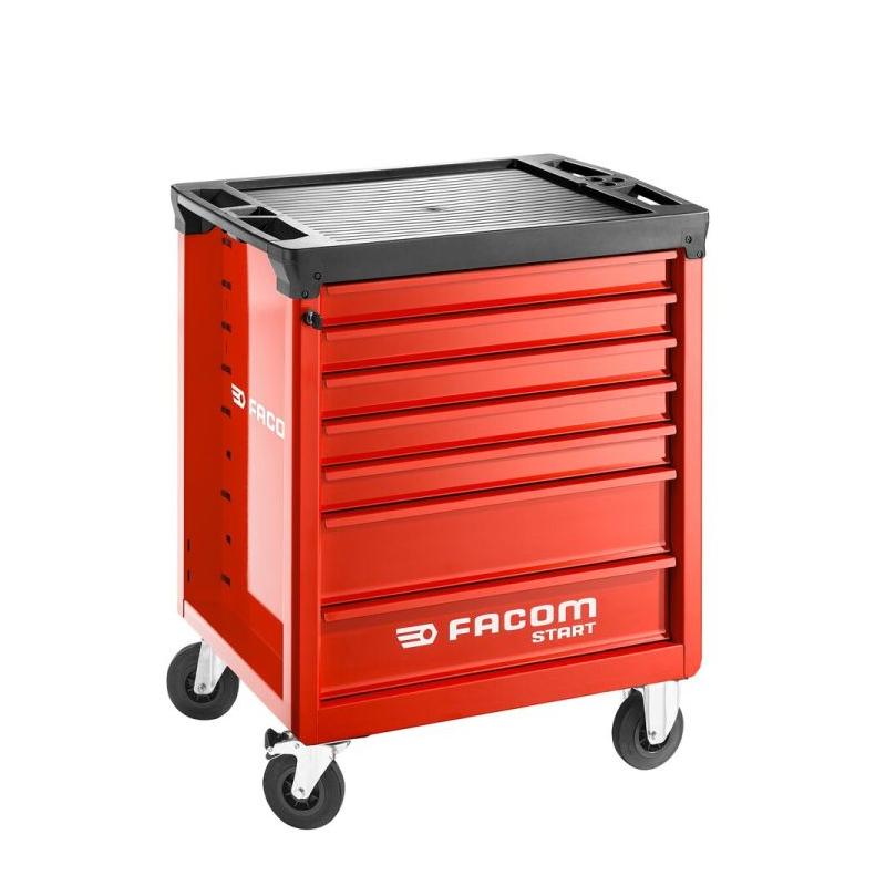 FACOM START.7M3A - START roller cabinets, 7 drawers, 3 modules per drawer, red ✔