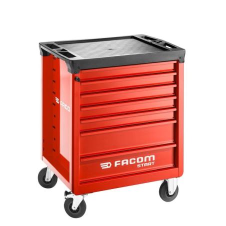 FACOM START.7M3A - START roller cabinets, 7 drawers, 3 modules per drawer, red ✔