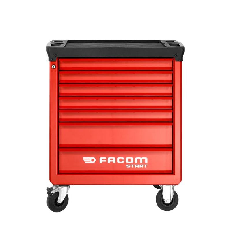 FACOM START.7M3A - START roller cabinets, 7 drawers, 3 modules per drawer, red ✔