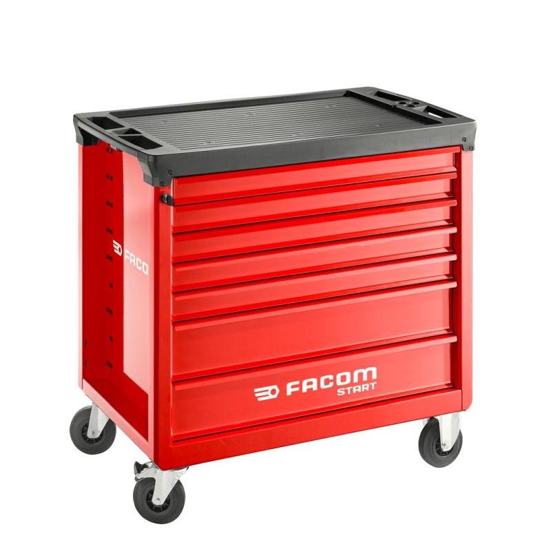 FACOM START.7M4A - START roller cabinets, 7 drawers, 4 modules per drawer, red ✔