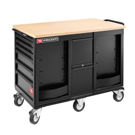 FACOM ROLL.XXLHDWBS - Mobile workstation ROLL XXL, 12 drawers ✔