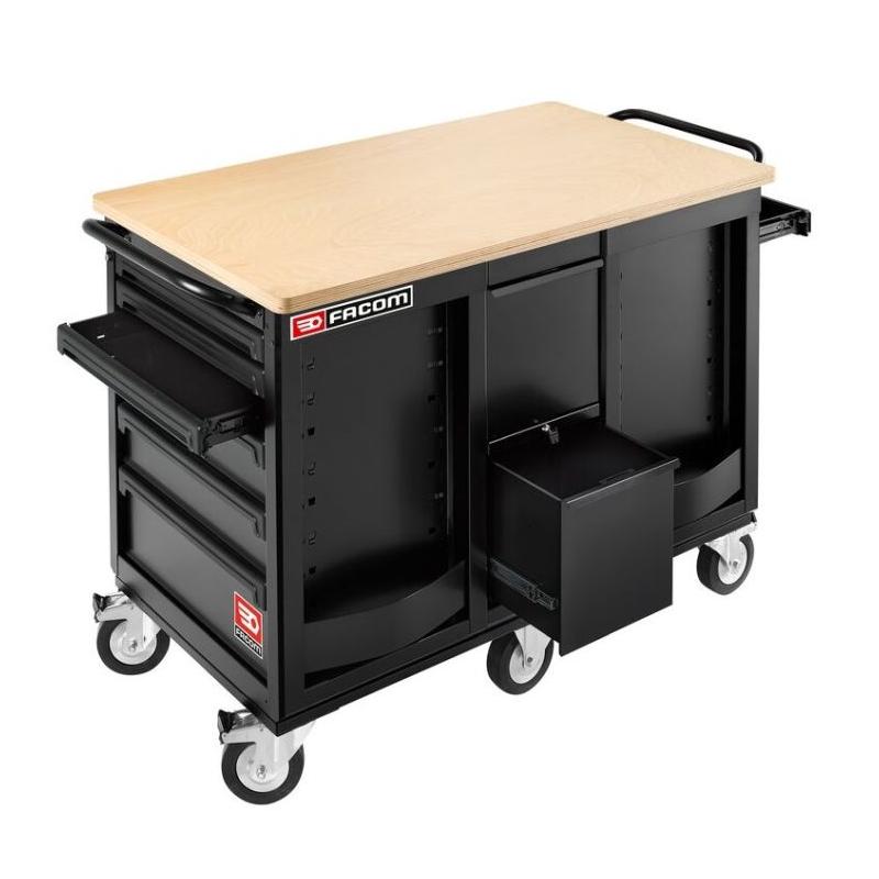 FACOM ROLL.XXLHDWBS - Mobile workstation ROLL XXL, 12 drawers ✔