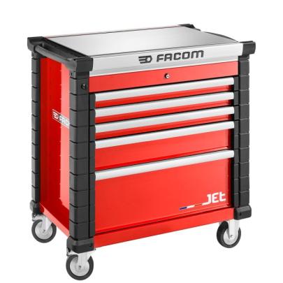 FACOM JET.CRT5M4A - Mobile workstation JET, 5 drawers, 4 modules per drawer, red ✔