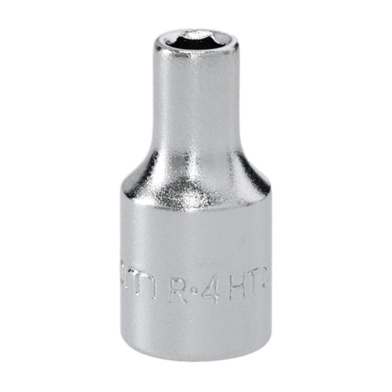 R.4HT - Nasadka 1/4" 6-kątna, krótka, metryczna, 4 mm