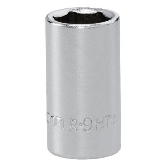 R.9HT - Nasadka 1/4" 6-kątna, krótka, metryczna, 9 mm