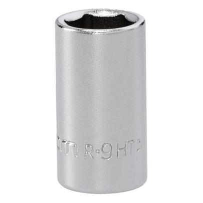 R.9HT - Nasadka 1/4" 6-kątna, krótka, metryczna, 9 mm