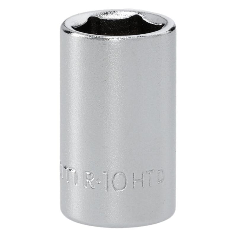 R.10HT - Nasadka 1/4" 6-kątna, krótka, metryczna, 10 mm