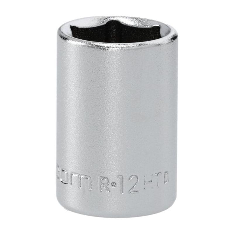 R.12HT - Nasadka 1/4" 6-kątna, krótka, metryczna, 12 mm