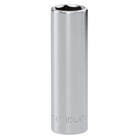 R.10LAT - Nasadka 1/4" 6-kątna, długa, metryczna, 10 mm