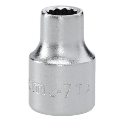 J.7T - Nasadka 3/8" 12-kątna, krótka, metryczna, 7 mm