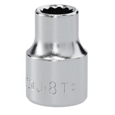 J.8T - Nasadka 3/8" 12-kątna, krótka, metryczna, 8 mm