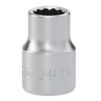 J.9T - Nasadka 3/8" 12-kątna, krótka, metryczna, 9 mm