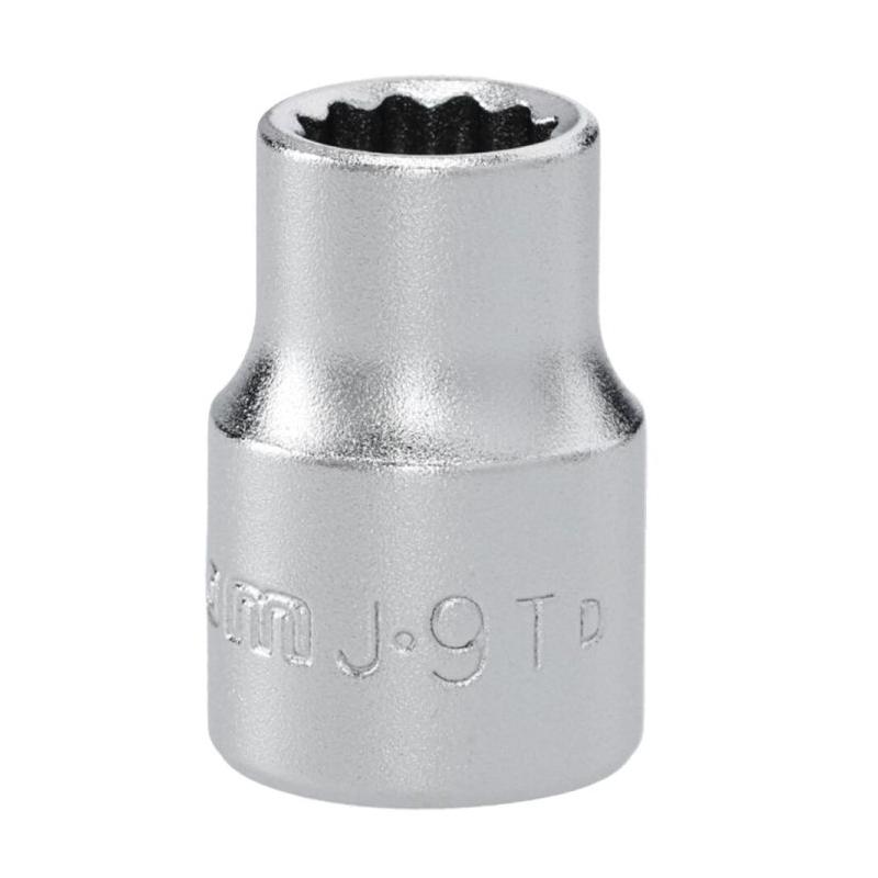 J.9T - Nasadka 3/8" 12-kątna, krótka, metryczna, 9 mm