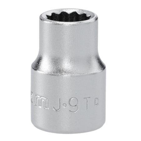 J.9T - Nasadka 3/8" 12-kątna, krótka, metryczna, 9 mm