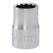 J.11T - Nasadka 3/8" 12-kątna, krótka, metryczna, 11 mm
