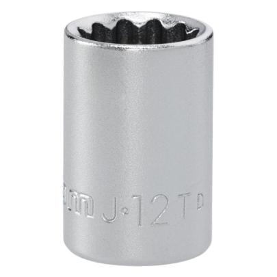 J.12T - Nasadka 3/8" 12-kątna, krótka, metryczna, 12 mm