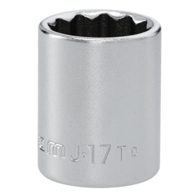 J.17T - Nasadka 3/8" 12-kątna, krótka, metryczna, 17 mm