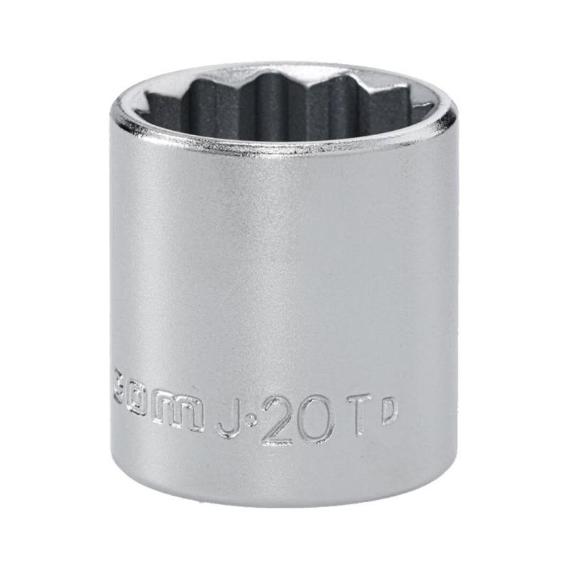 J.20T - Nasadka 3/8" 12-kątna, krótka, metryczna, 20 mm