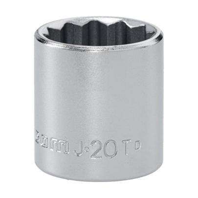 J.20T - Nasadka 3/8" 12-kątna, krótka, metryczna, 20 mm