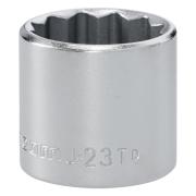 J.23T - Nasadka 3/8" 12-kątna, krótka, metryczna, 23 mm