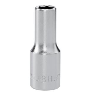 J.8HLAT - Nasadka 3/8" 6-kątna, długa, metryczna, 8 mm