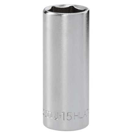 J.15HLAT - Nasadka 3/8" 6-kątna, długa, metryczna, 15 mm